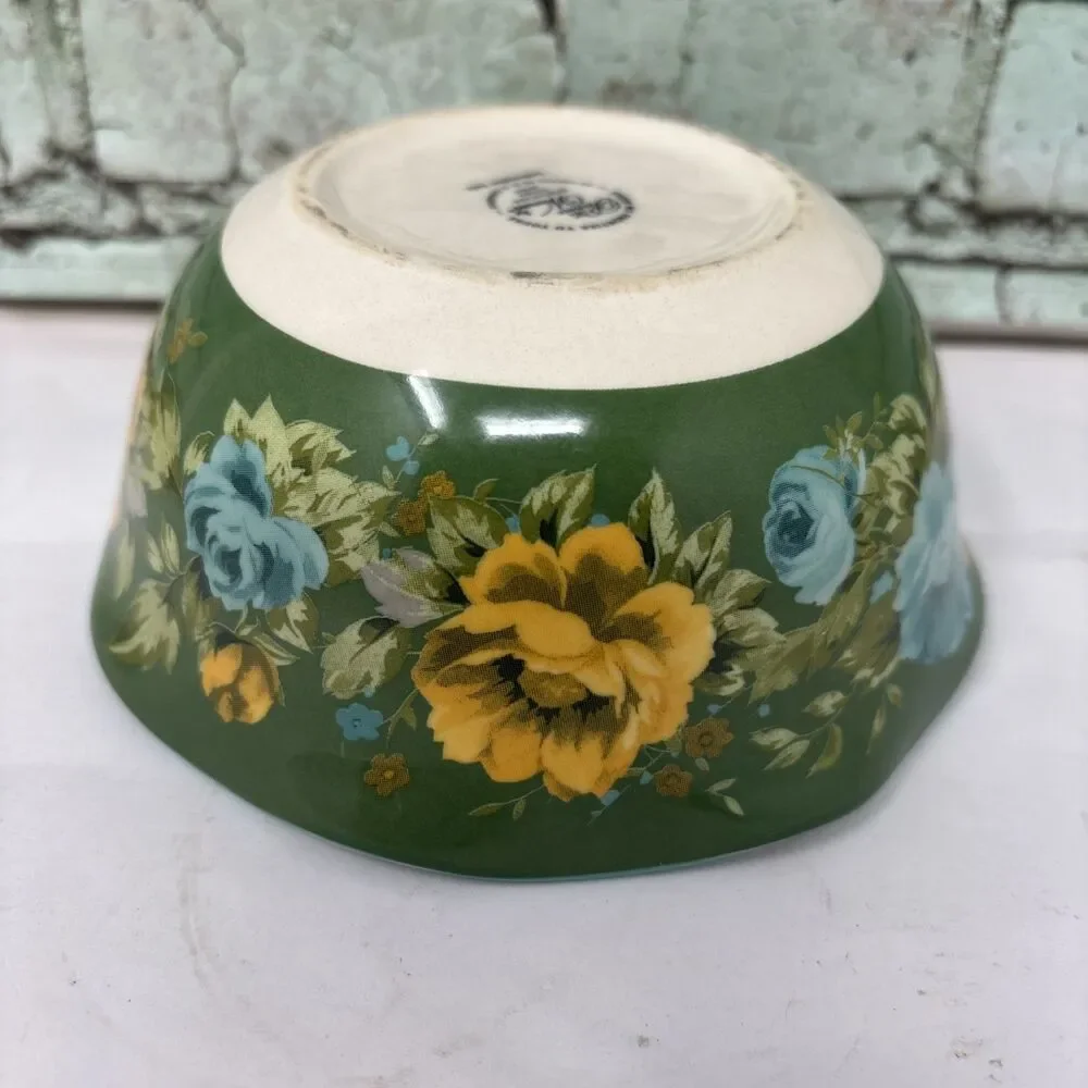 Pioneer Woman Four Measuring 1 Cup REPLACEMENT Shadow Rose TEAL RIM Blue Yellow